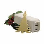 1225L Christmas Tree Ornament Turns String Lights On & Off