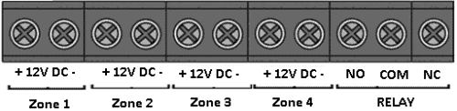 12V Output Terminal Block