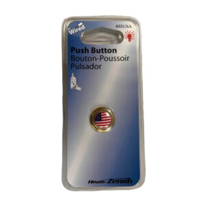 455USA Wired Push Button Center American Flag package