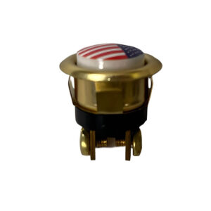 455USA Wired Push Button Center American Flag side