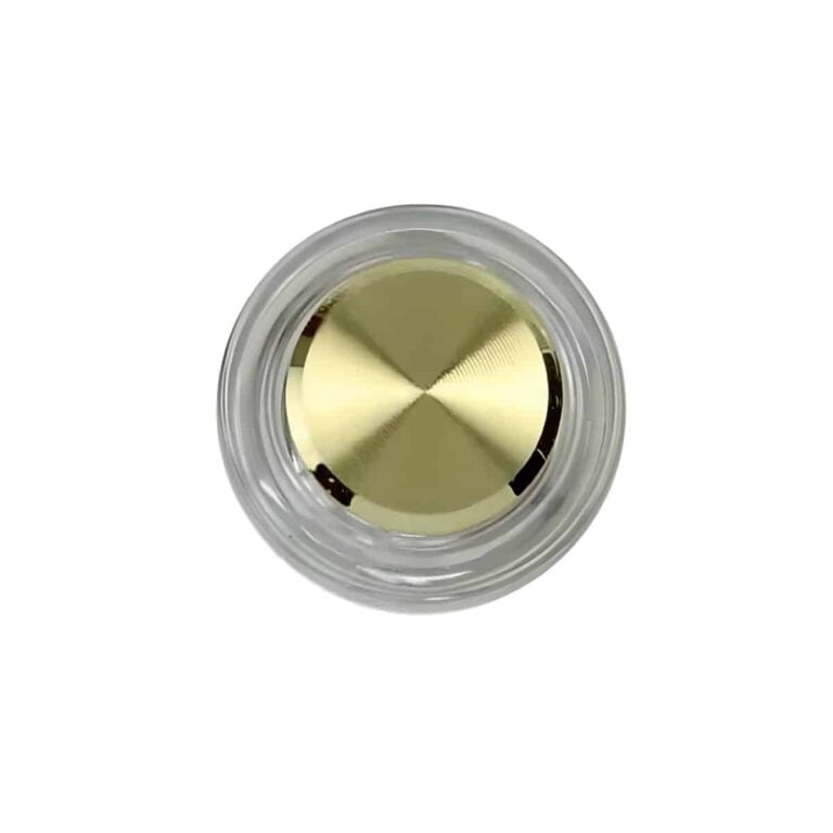 DH1203L Brushed Brass LED Lighted Center Push Button Replacement DH1203L Brushed Brass LED Lighted Center Push Button Replacement