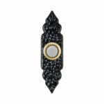 DH1610L Victorian Wrought Iron Lighted Doorbell Push Button