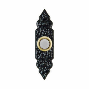 DH1610L Victorian Wrought Iron Lighted Doorbell Push Button