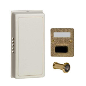 DH922 Mechanical Wired Door Chime with Peep Hole Viewer