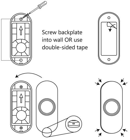 ERA-PBTX Mounting Push Button Drawing