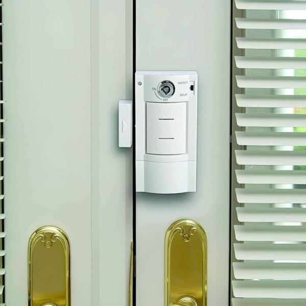 HS4313 Keyed Door Contact Alarm by Xodus Innovations-Installed on Door