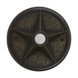 PB3036-AZ Craftmade Circular Wired Doorbell Lone Star Aged Bronze