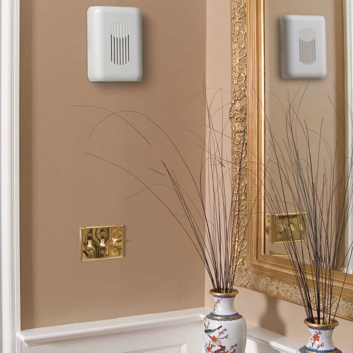 RC3520-Wireless-Chime-Mounted-on-Bathroom-Wall