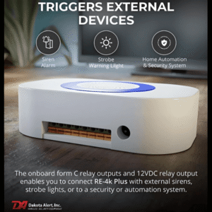 RE-4K-PLUS Dakota-Alert External output connections