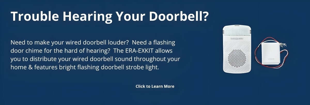Trouble Hearing Your Doorbell Flashing Doorbell with Strobe
