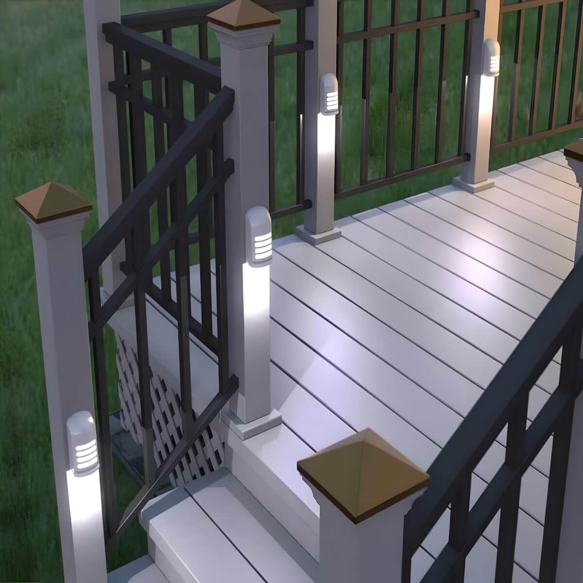 BL700 Motion Activated LED Deck Marker Lights with Low Glow Technology Introduction Video