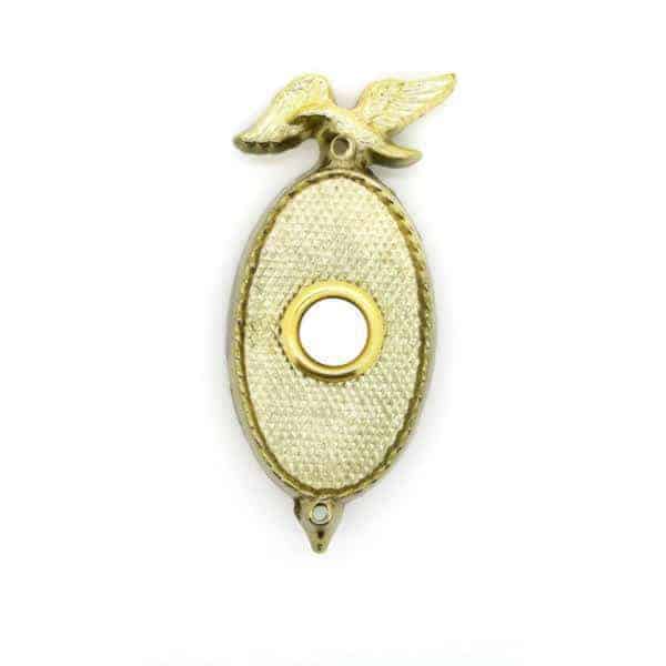 American Eagle Brass Wired Doorbell Push Button Hz 870 V 1 1