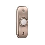 BR2-PW stepped RectAngle Lighted Push Button in Pewter