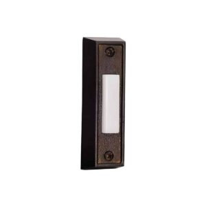 BS6-BZ Surface Mount RectAngle Lighted Push Button in Bronze