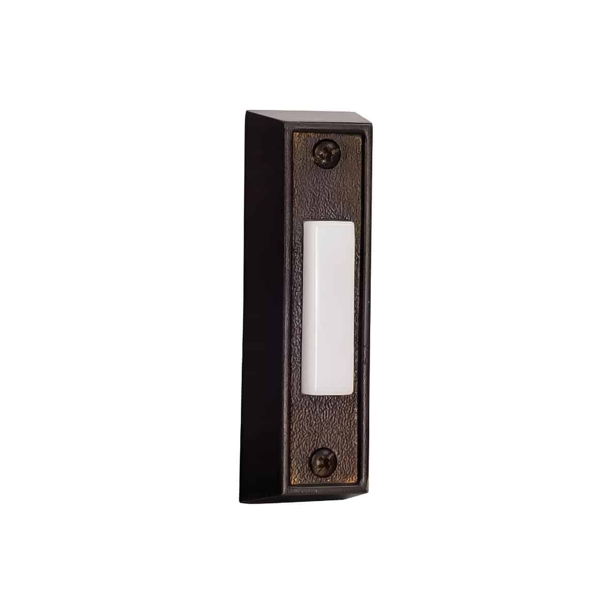BS6-BZ Surface Mount RectAngle Lighted Push Button in Bronze