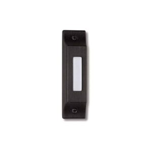 BSCB-AZ Craftmade Lighted Wired Doorbell Button in Heavy Die Cast Metal in Aged Bronze Finish