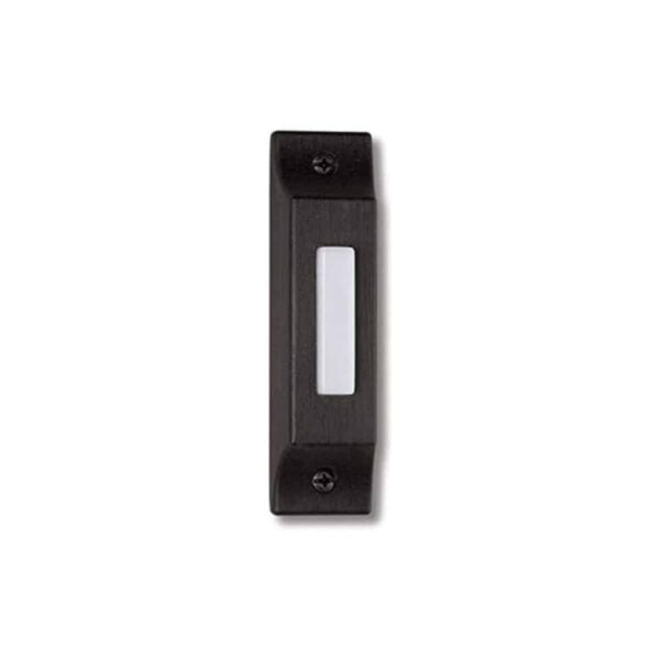 BSCB-AZ Craftmade Lighted Wired Doorbell Button in Heavy Die Cast Metal in Aged Bronze Finish 