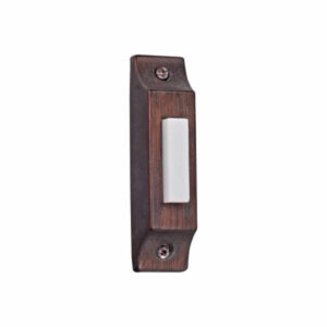 BSCB-RB Craftmade Lighted Wired Doorbell Button in Heavy Die Cast Metal in Rustic Brick finish 