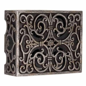 CAB-RC Carved Scroll Cabinet Doorbell Renaissance Crackle
