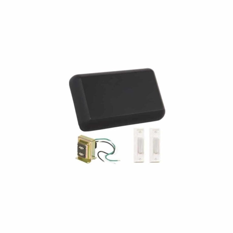 CK1000-FB Craftmade Builder Door Chime Kit Black Chime Two Push Buttons CK1000-FB Craftmade Builder Door Chime Kit Black Chime Two Push Buttons