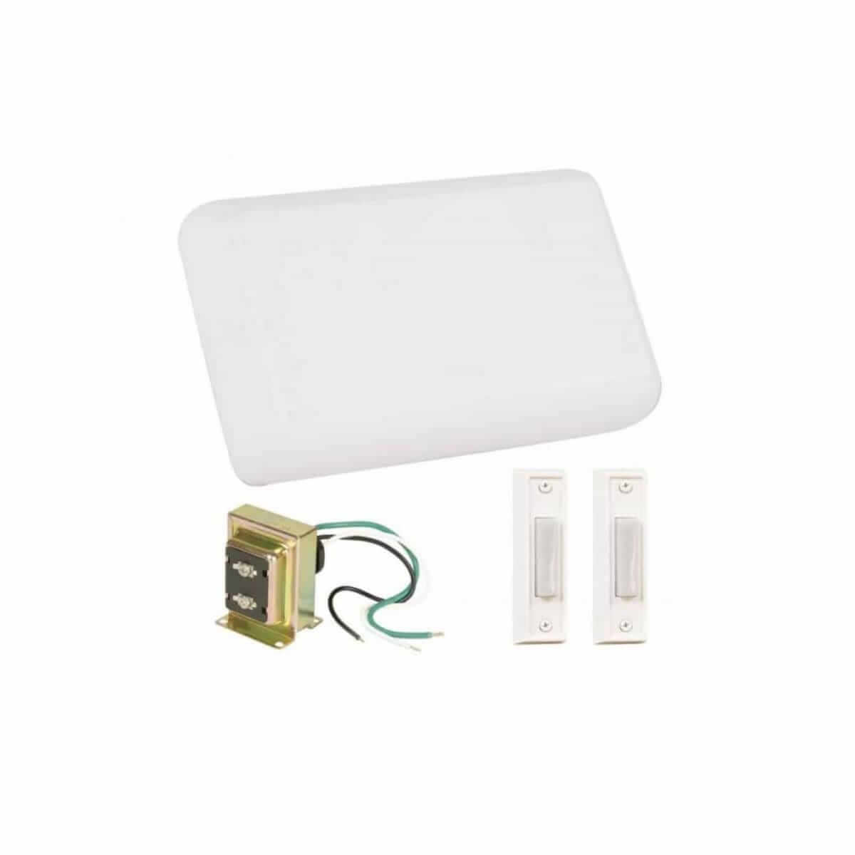 CK1000-W Craftmade Builders Kit White Chime with White Buttons