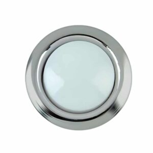 DH1201L Silver Finish Doorbell Button Light Replacement