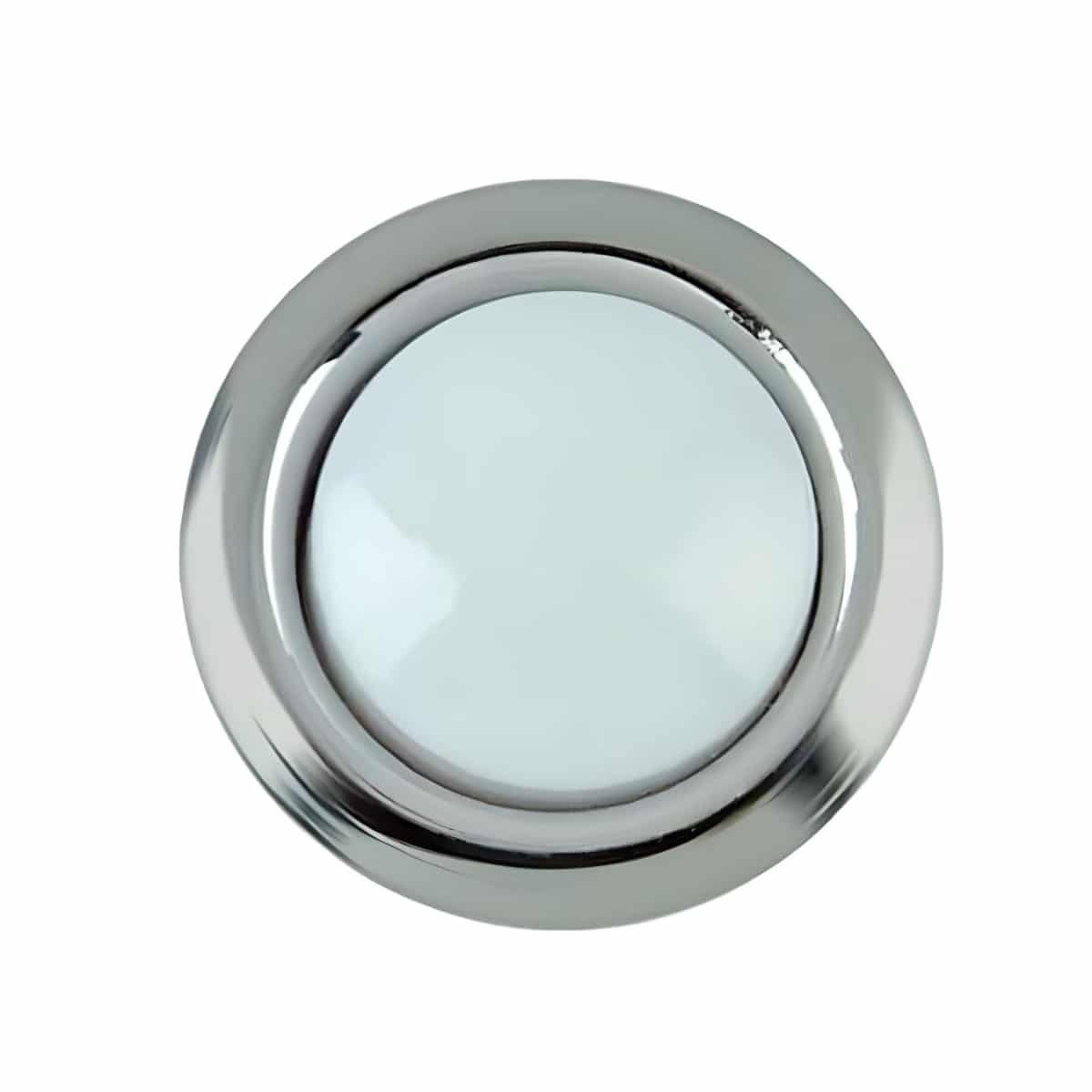 DH1201L Silver Finish Doorbell Button Light Replacement