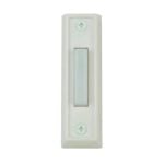 DH1408 Non Lighted White Wired Doorbell Button