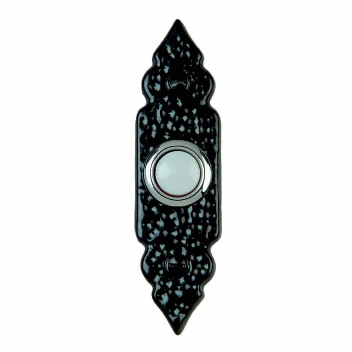 DH1610 Wired Button Brass Wrought Iron Housing Balck