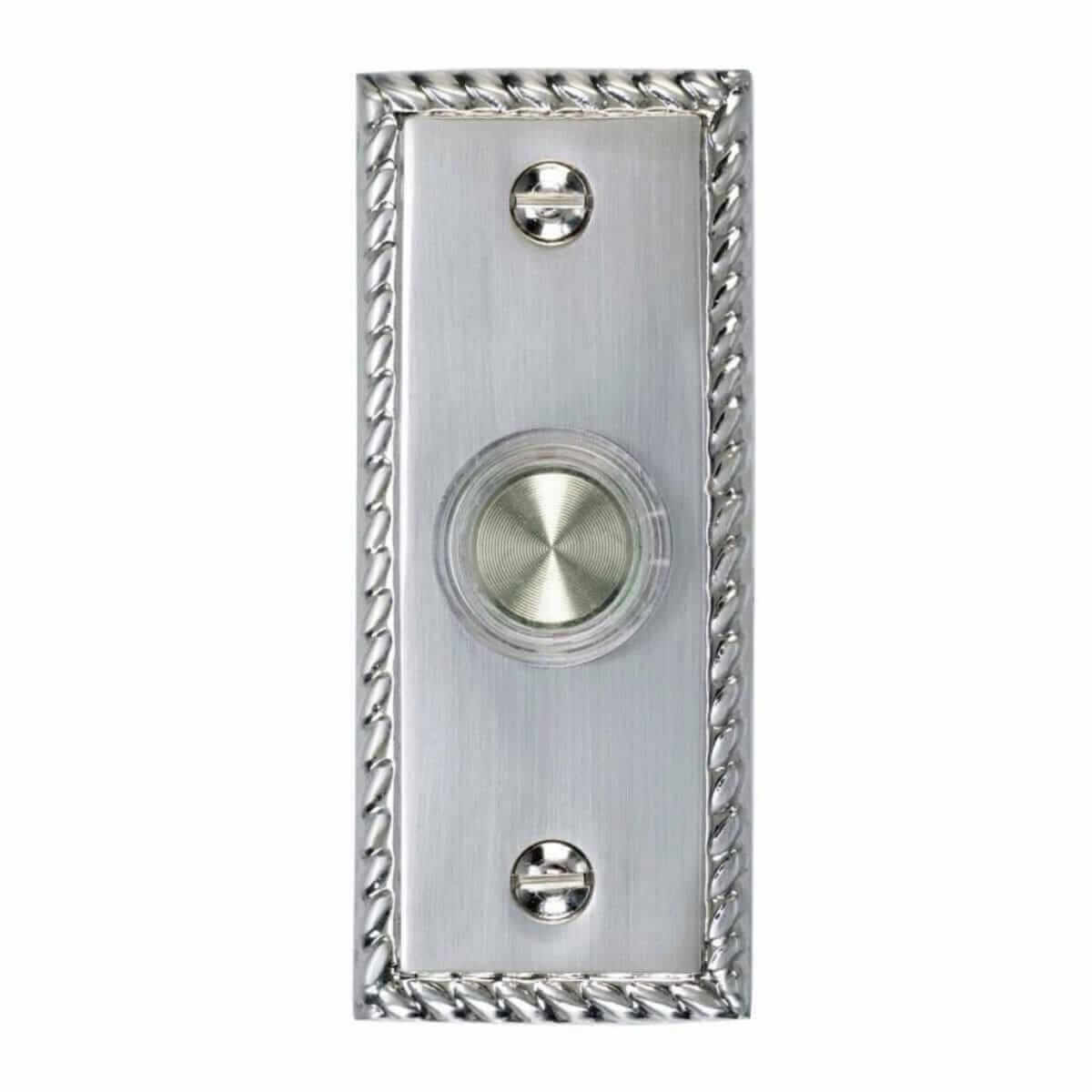 DH1667NL Wired Button Rope Border Design Brushed Nickel