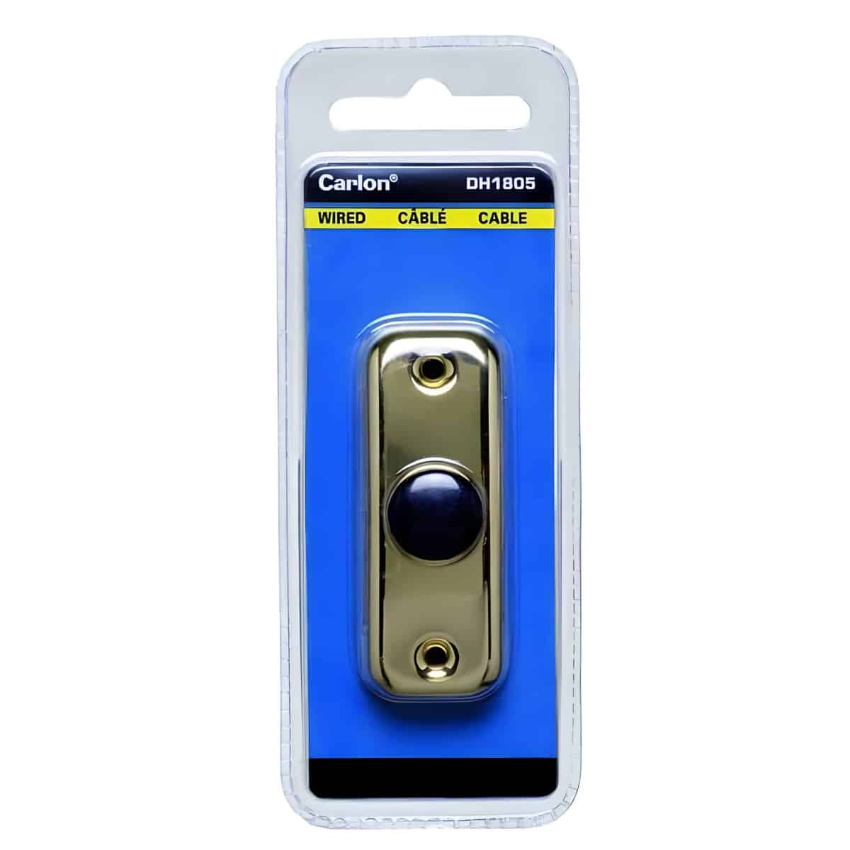 DH1805 DH1805 Small Brass Wired Doorbell Button PKG
