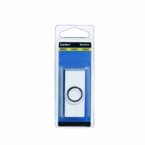 DH1814 Wired Doorbell Button White On White in PKG 