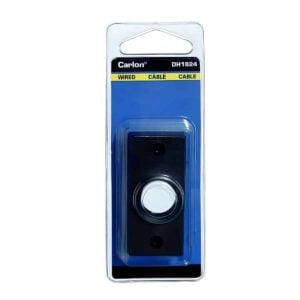 DH1824 Wired Doorbell Button White ANd Black in Package 