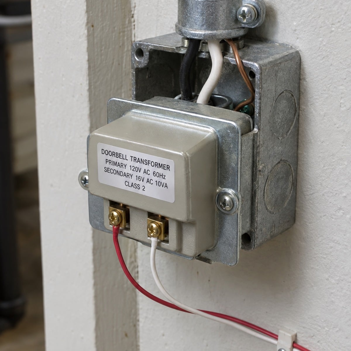 What does a doorbell transformer look like?