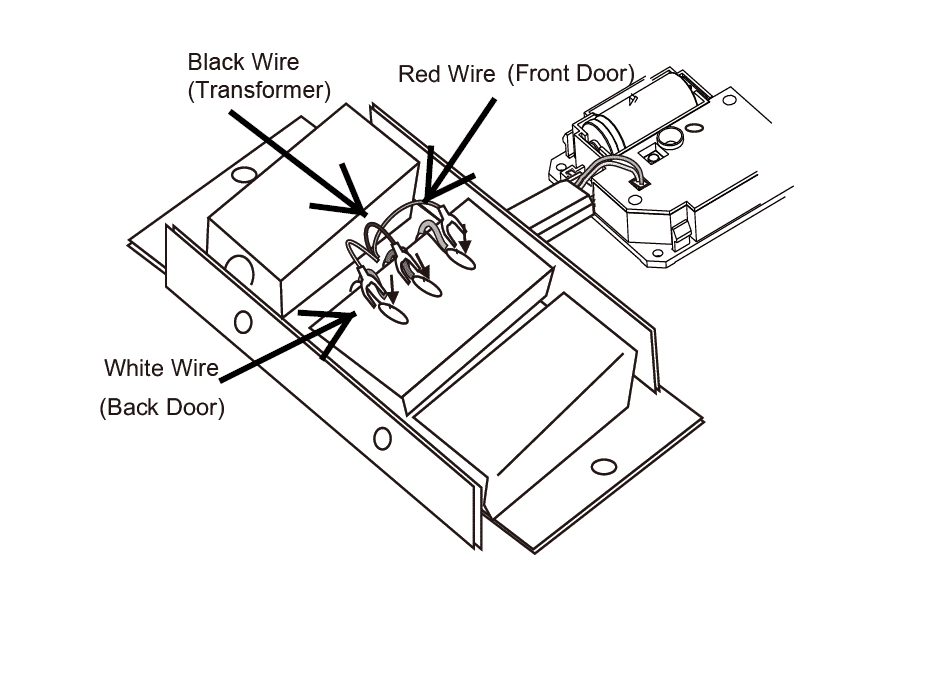 ERA-EXTX Wire Wireless doorbell extender to a Wired doorbell