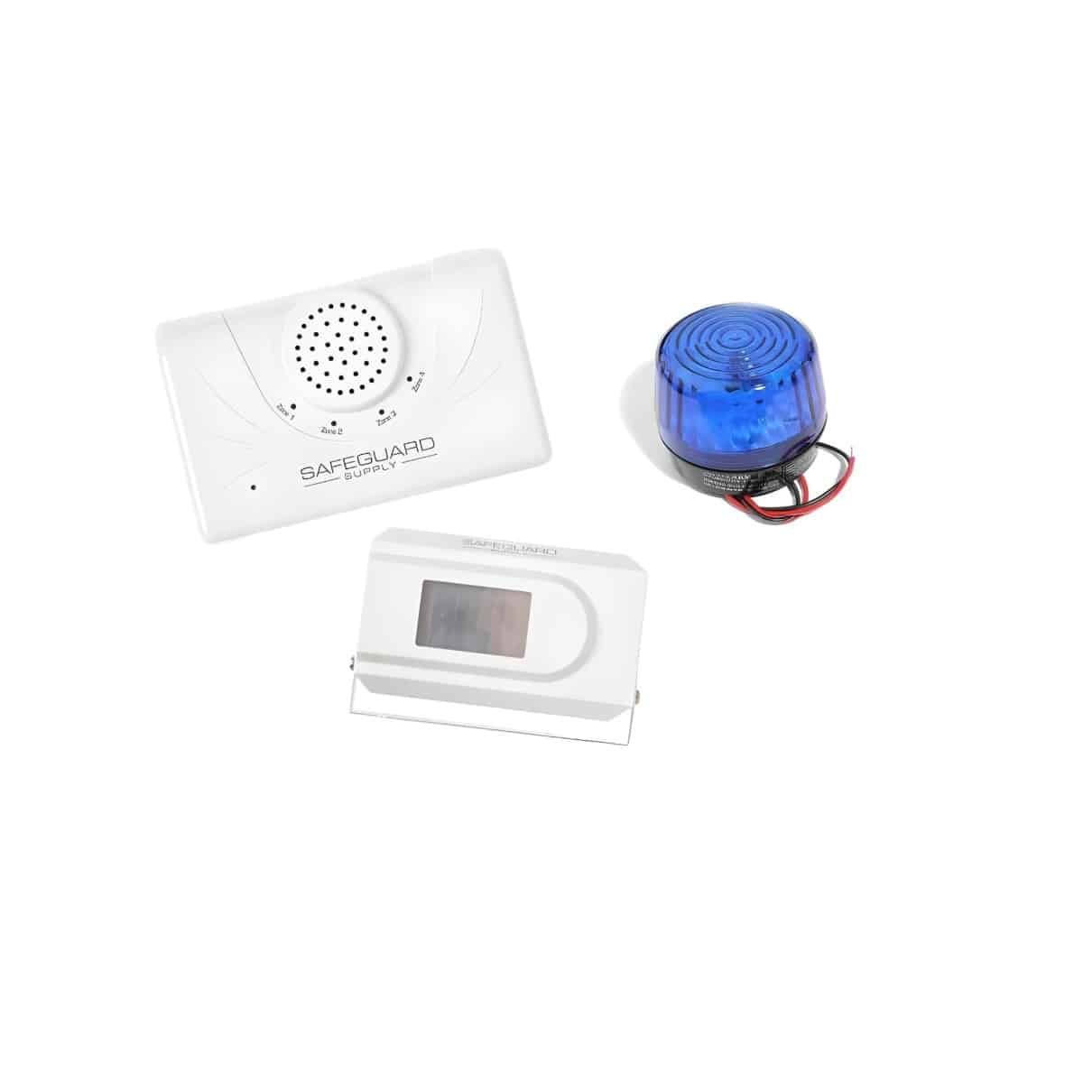 ERA-PRDCR-STROBE-B Warehouse & Business Motion Entry Alert Strobe Chime Kit With Blue Strobe Light