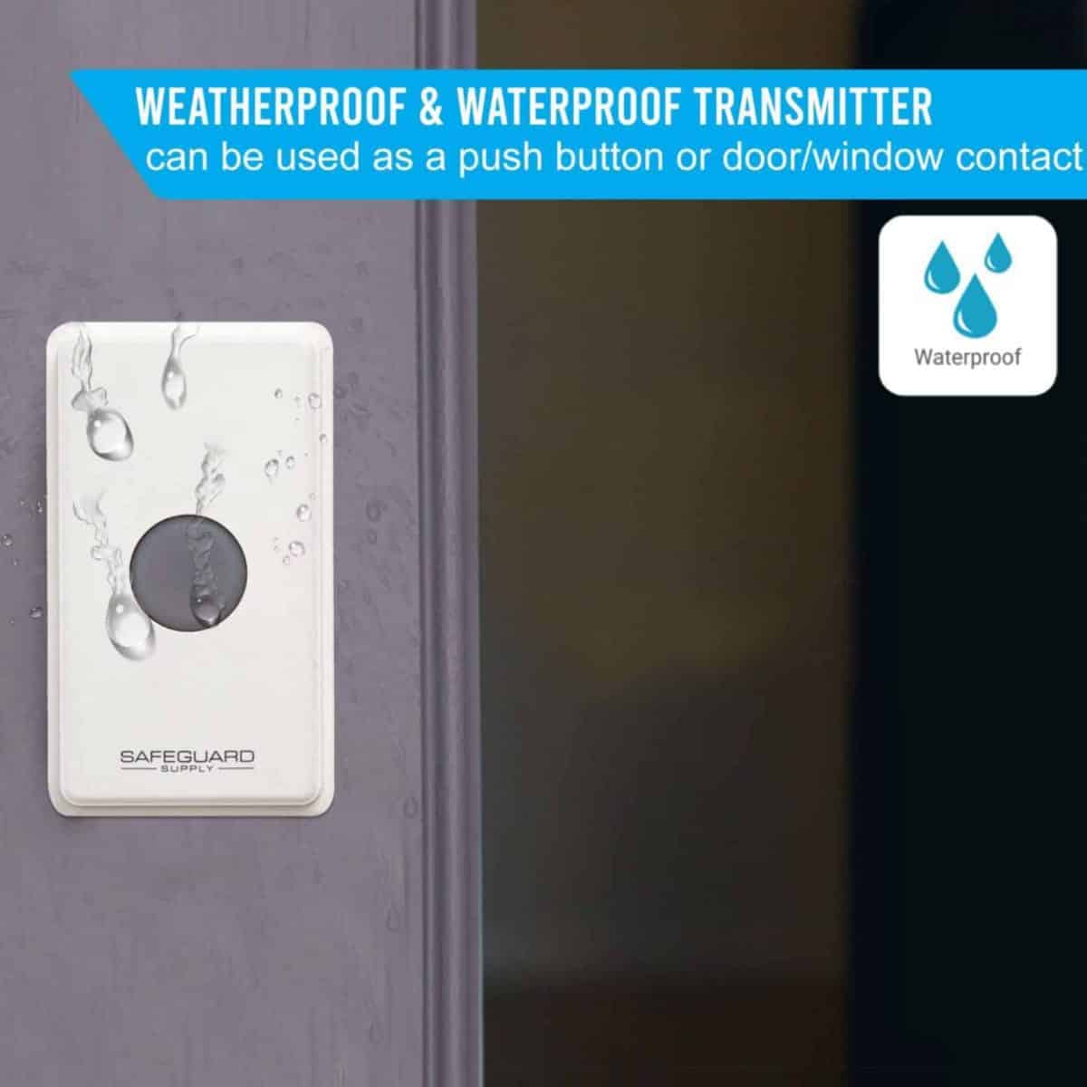 ERA-UTX Wireless Doorbell Button for Business is Rugged and Waterproof