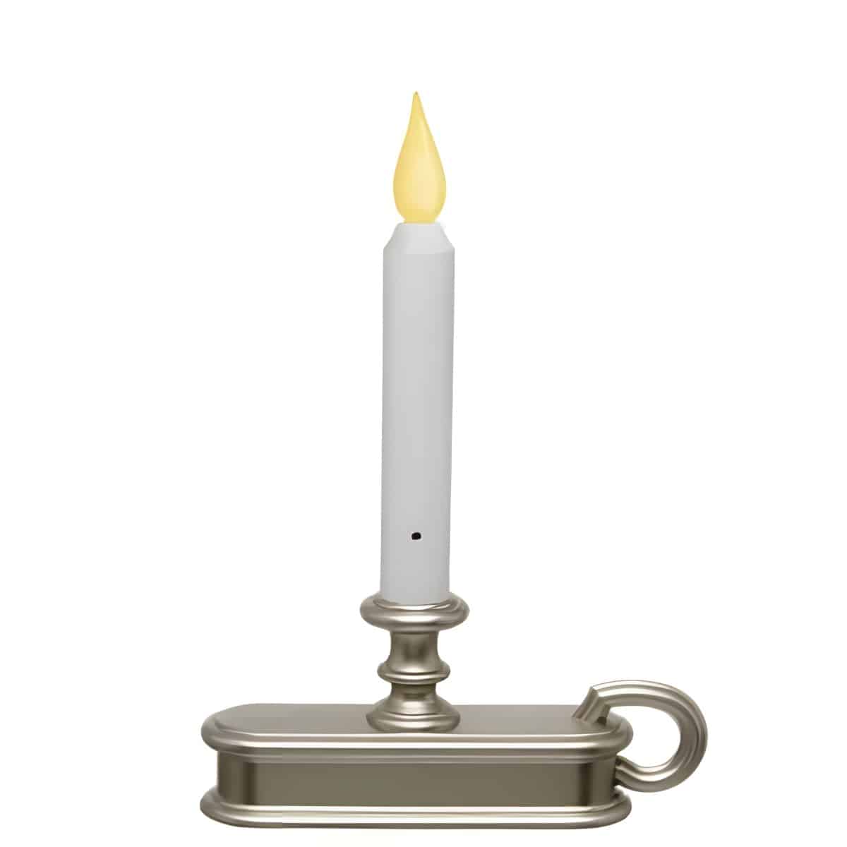 FPC1225P led candle pewter