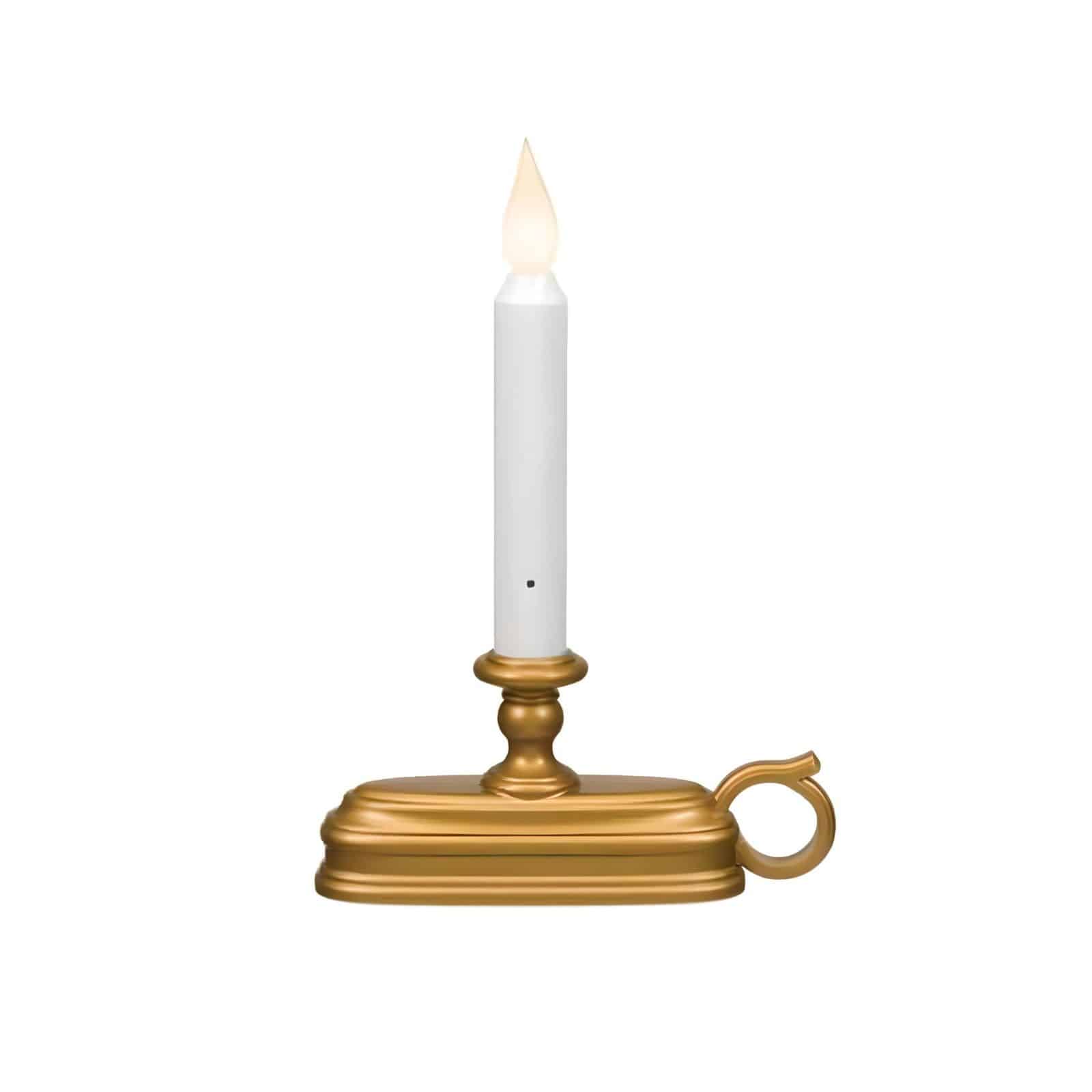 FPC1325B Aged Brass LED Holiday Candle