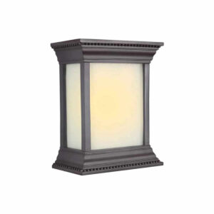 ICH1520-OB Hand Carved Crown Molding LED Chime in Oiled Bronze 