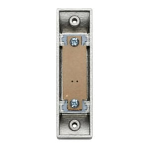 Back of the Lee Electric BC293LSS showing the two screw terminals inside the metal body
