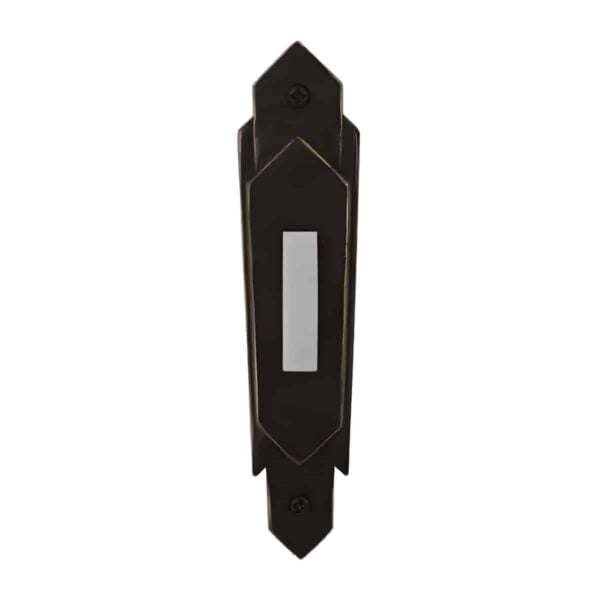 PB3032-AZ Craftmade Art Deco Styled Wired Doorbell Push Button Aged Bronze