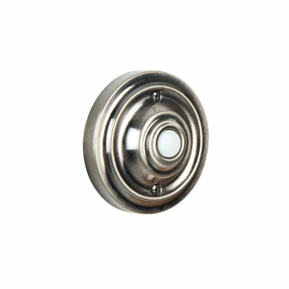 PB3039-AP Craftmade Round Metal Lighted Wired Push Button in Aged Pewter Finish