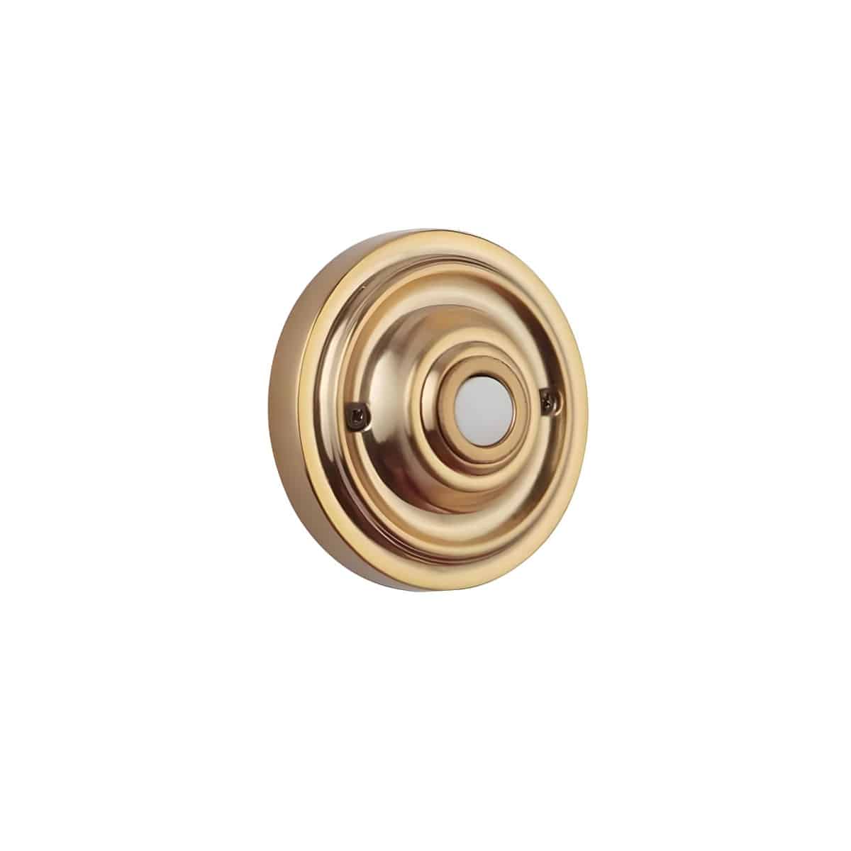 PB3039-SB Craftmade Round Metal Lighted Wired Push Button in Satin Brass