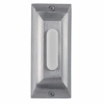PB4042-AP Die Cast Builder Plus Series Surface Mount Lighted Push Button in Antique Pewter