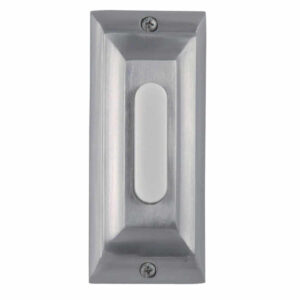 PB4042-AP Die Cast Builder Plus Series Surface Mount Lighted Push Button in Antique Pewter