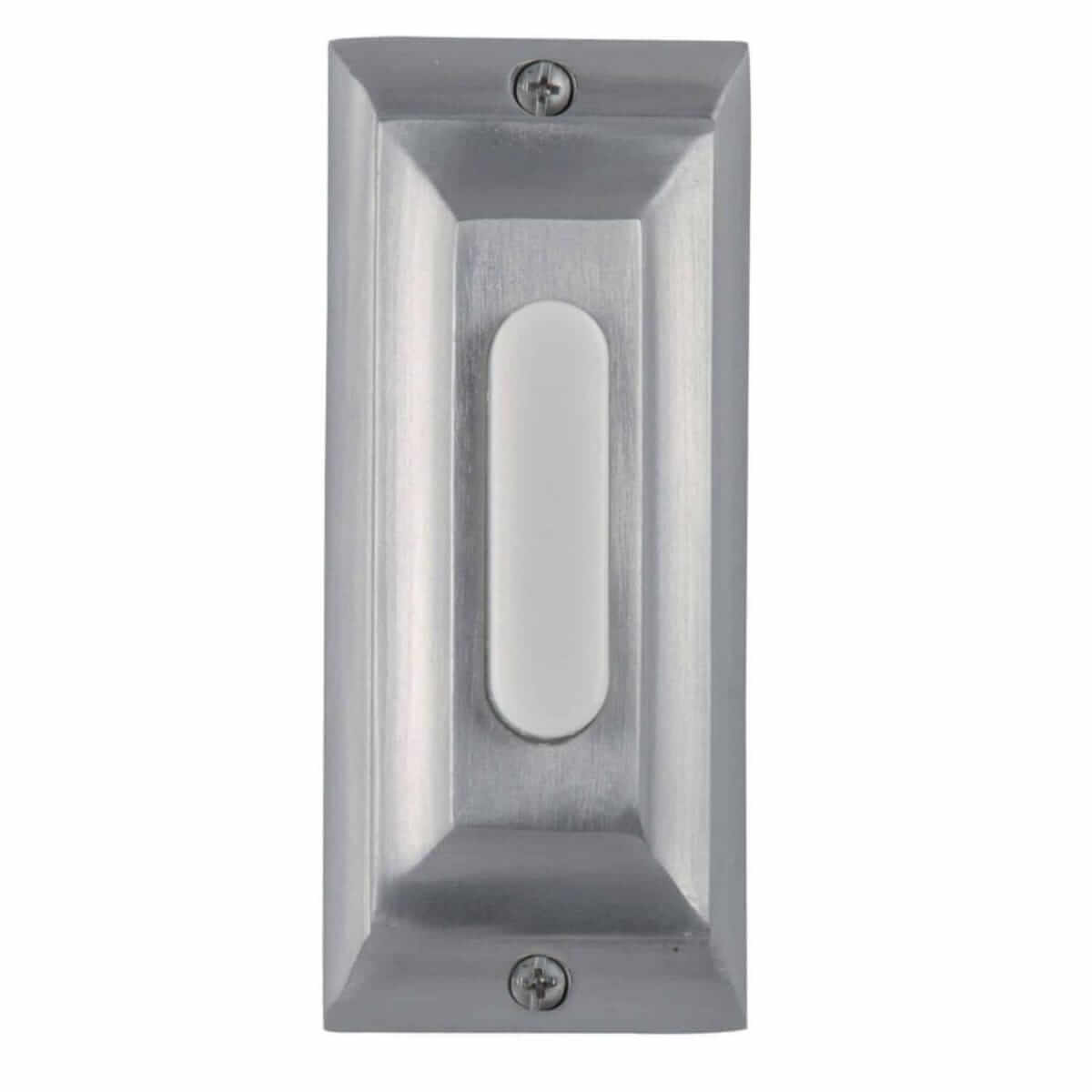 PB4042-AP Die Cast Builder Plus Series Surface Mount Lighted Push Button in Antique Pewter