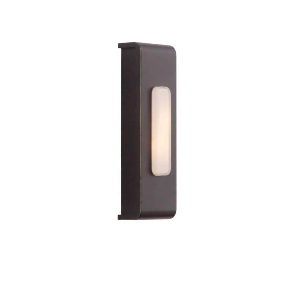 PB5001-AZ Surface Mount Lighted Push Button in Aged Brass