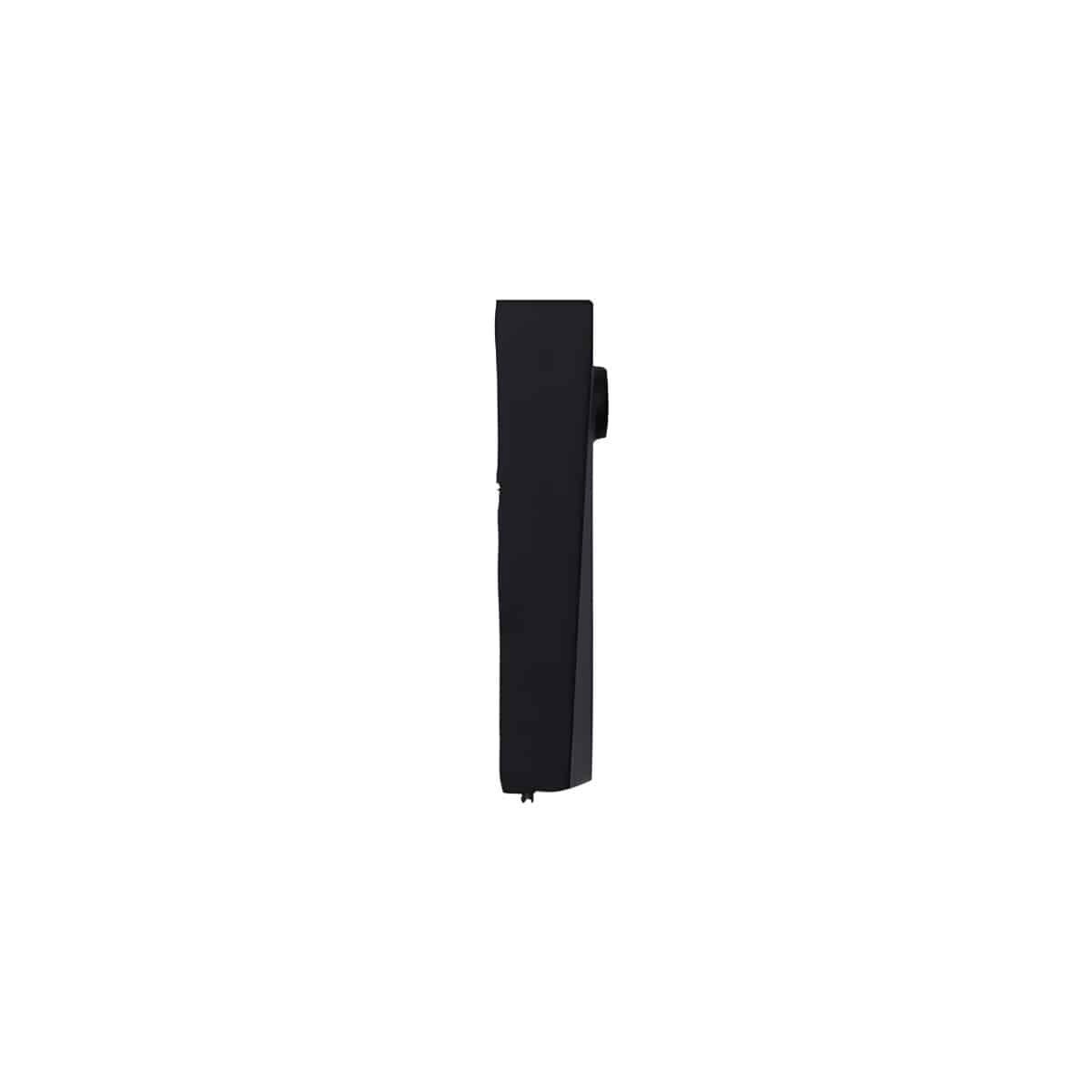 PB5010-FB Craftmade Unique LED Lighted Doorbell Button Flat Black Finish Side View