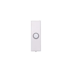 PB5011-W White Finish Lighted Wired Doorbell Push Button 